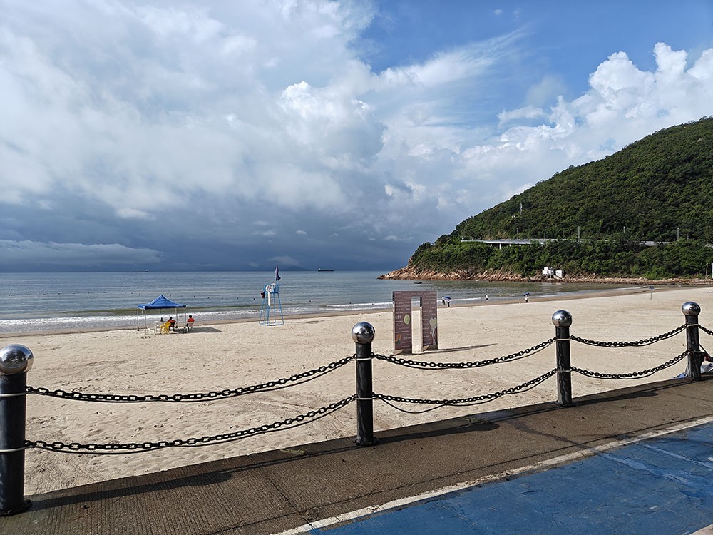 “溪涌之行，6月風雨擋不住激埃特的熱情”/